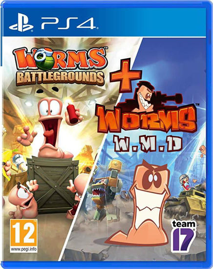 Picture of PS4 Worms Battlegrounds & Worms WMD (Double Pack) - EUR SPECS