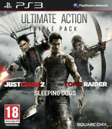 Picture of PS3 Ultimate Action Triple Pack (Just Cause 2, Sleeping Dogs & Tomb Raider) - EUR SPECS